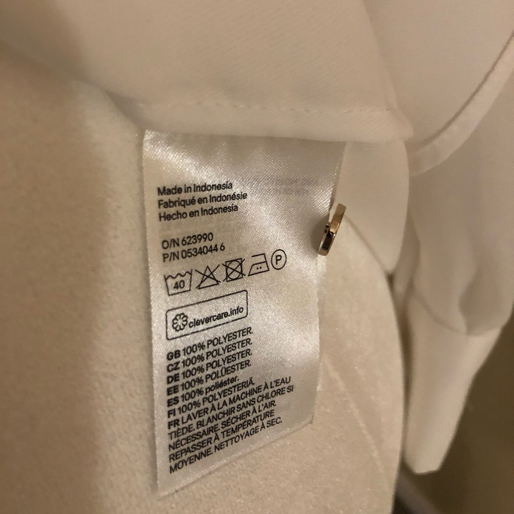 White Button Down Blouse - image 5